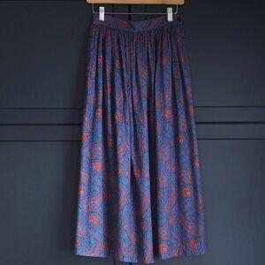 🌷Skyr | Vintage Paisley Maxi Skirt, 100% Cotton